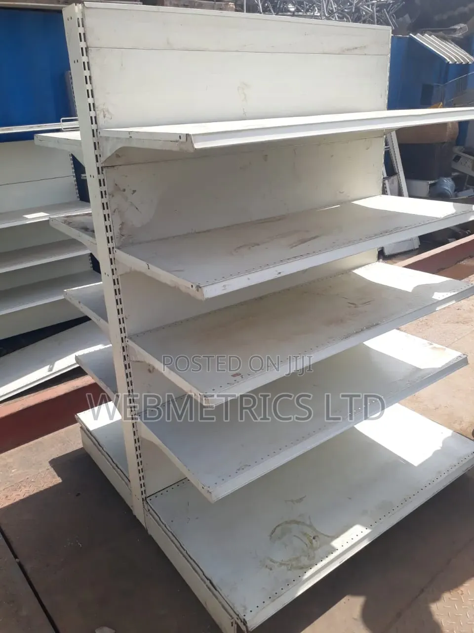 Middle Supermarket Shelves