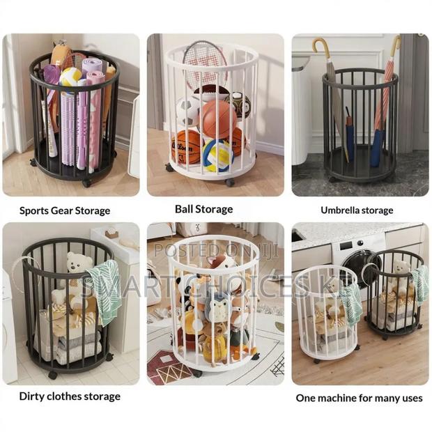 New Design Multifunctional Dirty Clothes Storage Basket - thumbnail 6