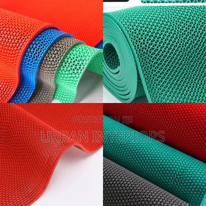 Green and Red Durable Floor Mats Durable PVC Floor Mats