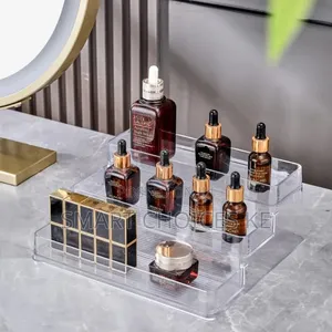 3 Step/Tier Clear Acrylic Perfume/Cosmetic Display Rack
