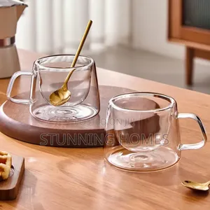 Double Walled Coffee Glass Cup