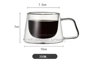 Double Walled Coffee Glass Cup