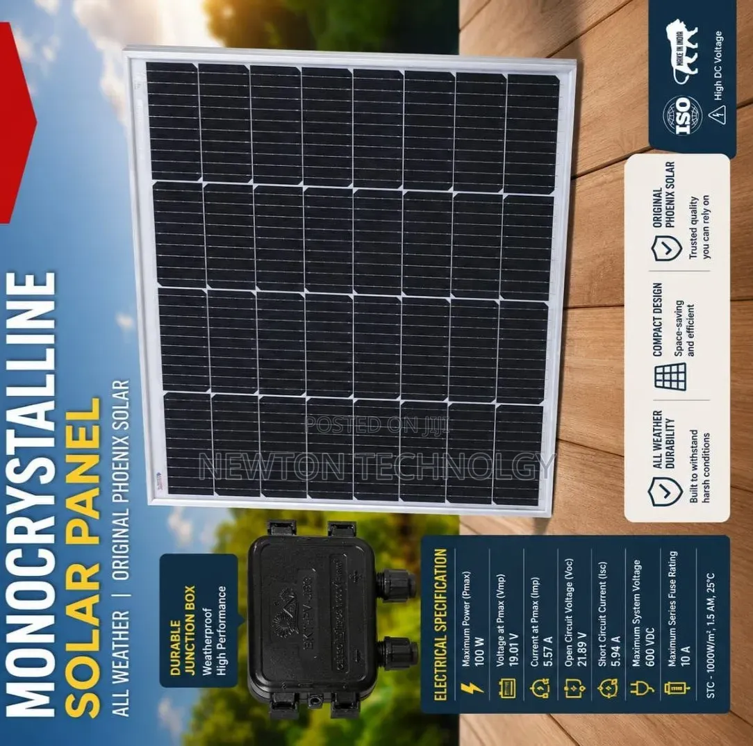 Phoenix Solar Panel 100watts