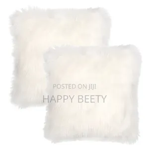 Simple Imitation Wool Plush Cushion Pillow Cover,Fluffy Pillow
