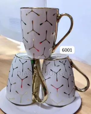 Gold Ceramic Cup