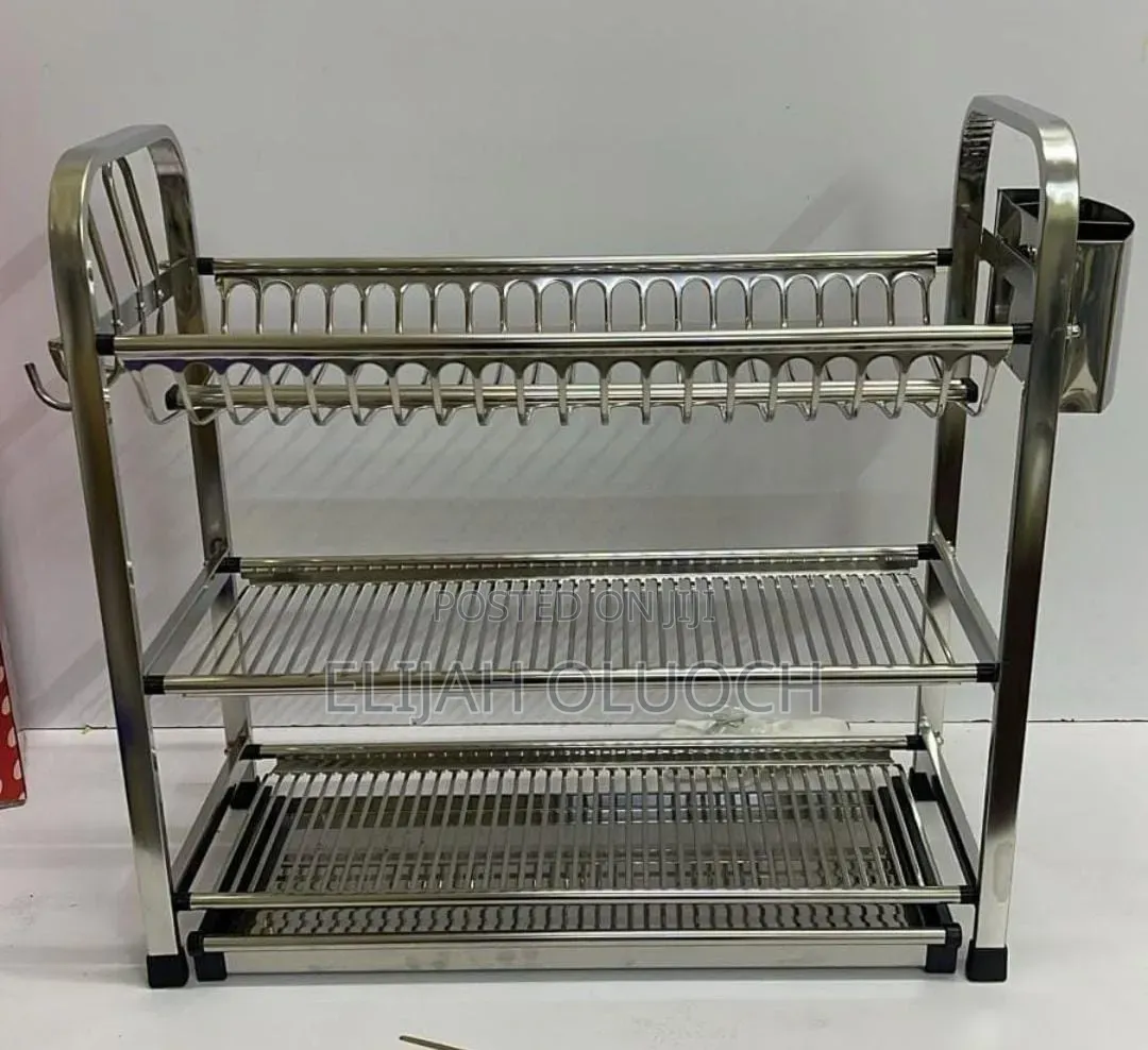 Heavy Duty Kitchen 3 Tier Dish Rack Available*
Material; Alluminium
