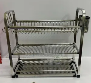 Heavy Duty Kitchen 3 Tier Dish Rack Available*
Material; Alluminium