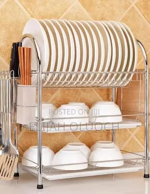 Heavy Duty Kitchen 3 Tier Dish Rack Available*
Material; Alluminium