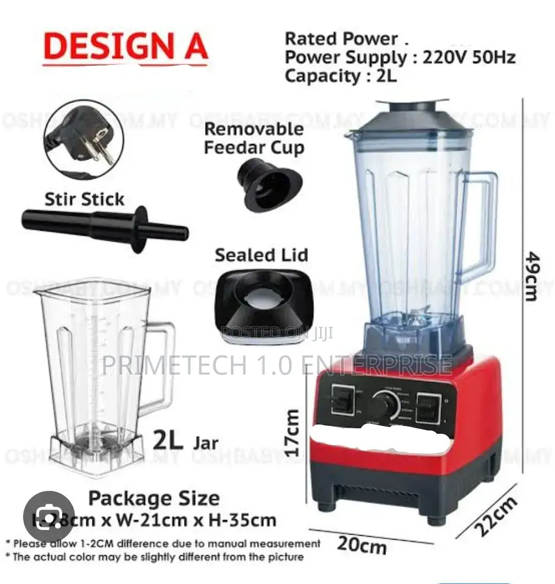 4500watts 2 Litres 6 Blase Silver Crest Blender