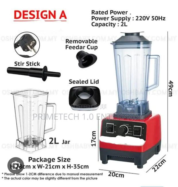 4500watts 2 Litres 6 Blase Silver Crest Blender