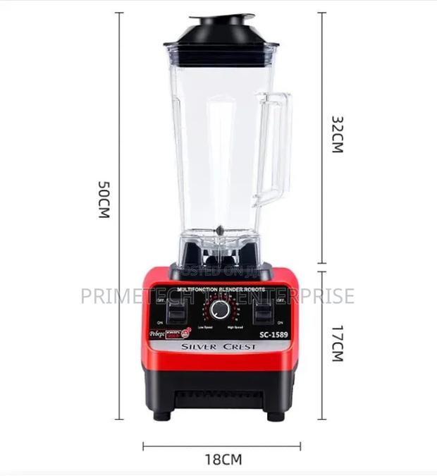 4500watts 2 Litres 6 Blase Silver Crest Blender - thumbnail 3