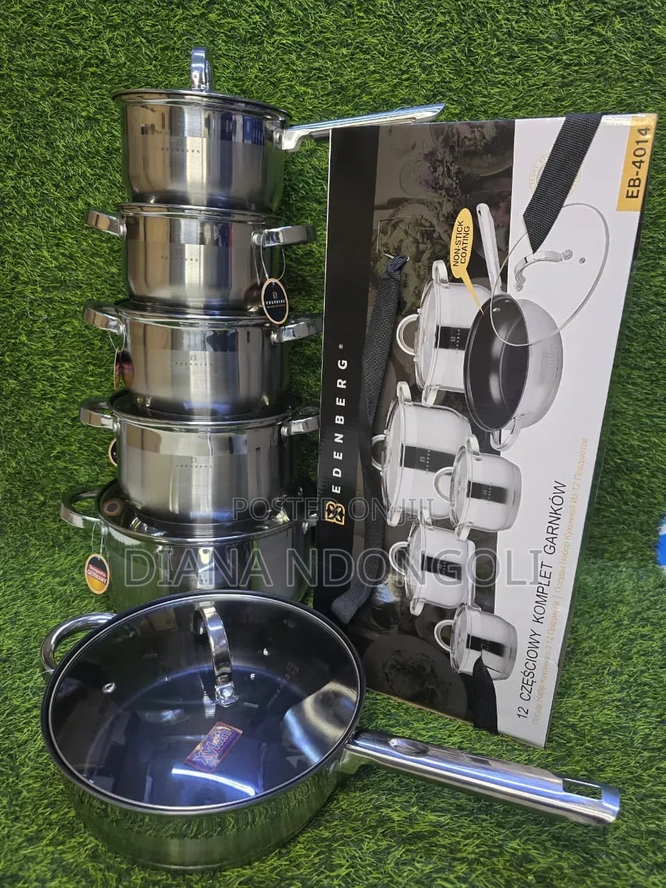 *Edenberg Sufuria Code Eb-4014* *Edenberg Stainless Sufurias*
