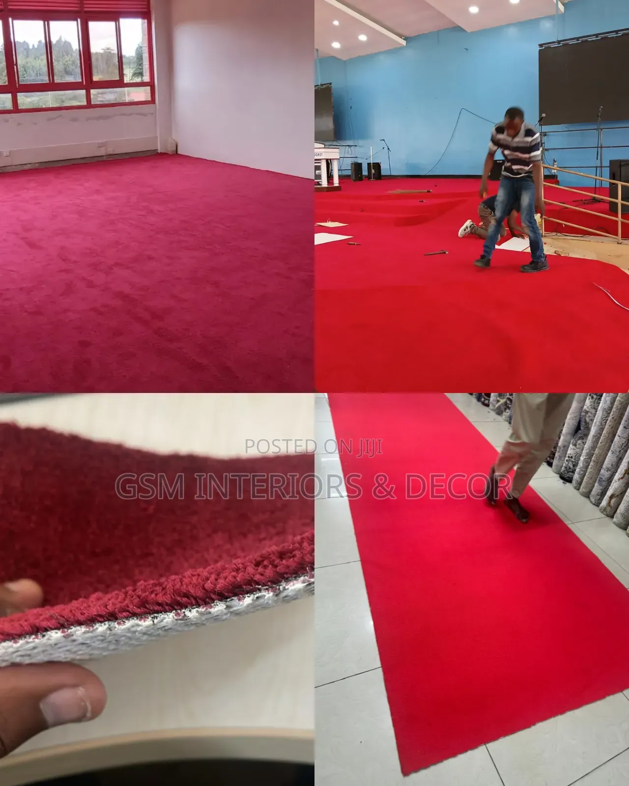 Red Carpets in Wall to Wall Category to Bring Warmth in Every Room
