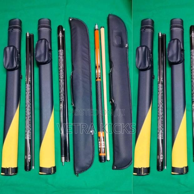 Graphite Detachable Cue Set Bag | High-Quality Billiard Kit