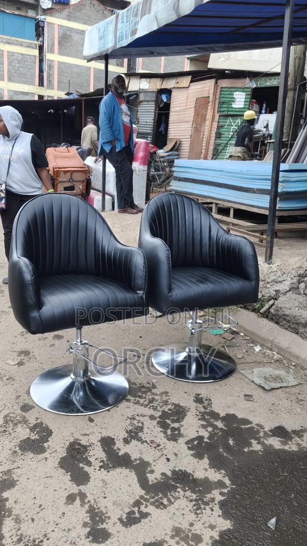 Hydraulic Leather Salon Seats/ Hydraulic Styling Seats - thumbnail 2