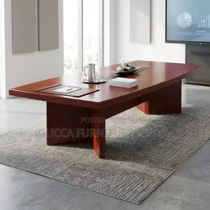 2-Meters Mahogany Cooperate Boardroom Table
