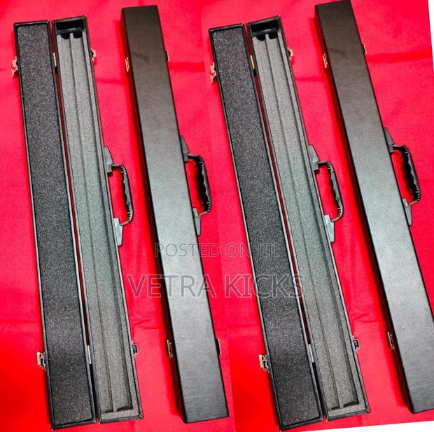 Black 1/2 Cue Case | Premium Billiard Stick Protection