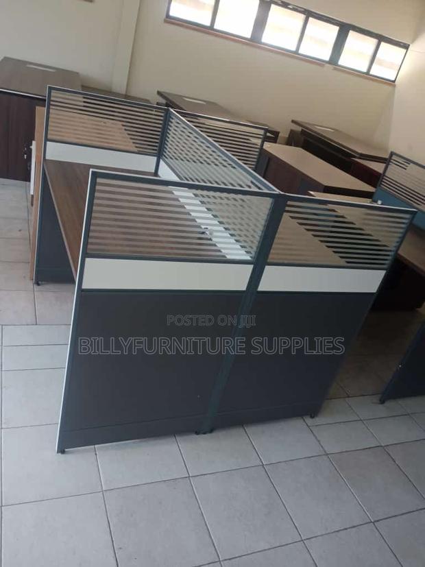 4 Way Office Desk Cluster Nairobi – Stylish Workspace Solution