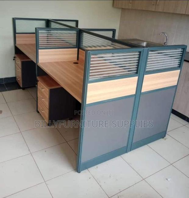 Affordable 4 Way Workstation Nairobi – Functional Office Setup