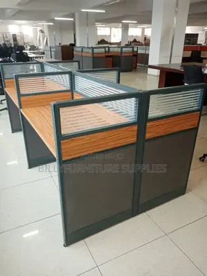 Office Cluster Desk 4 Way Nairobi – Space Efficient Furniture