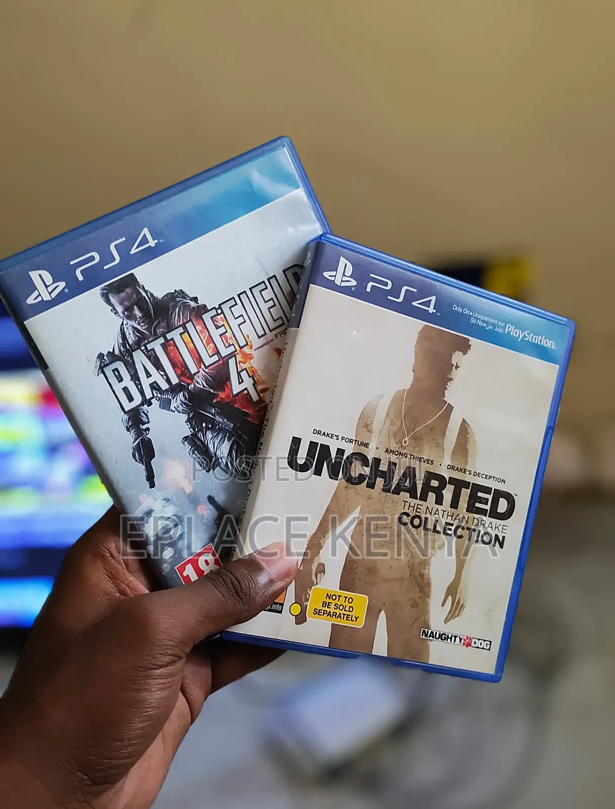 Ps4 Battlefield 4 and Uncharted Collection