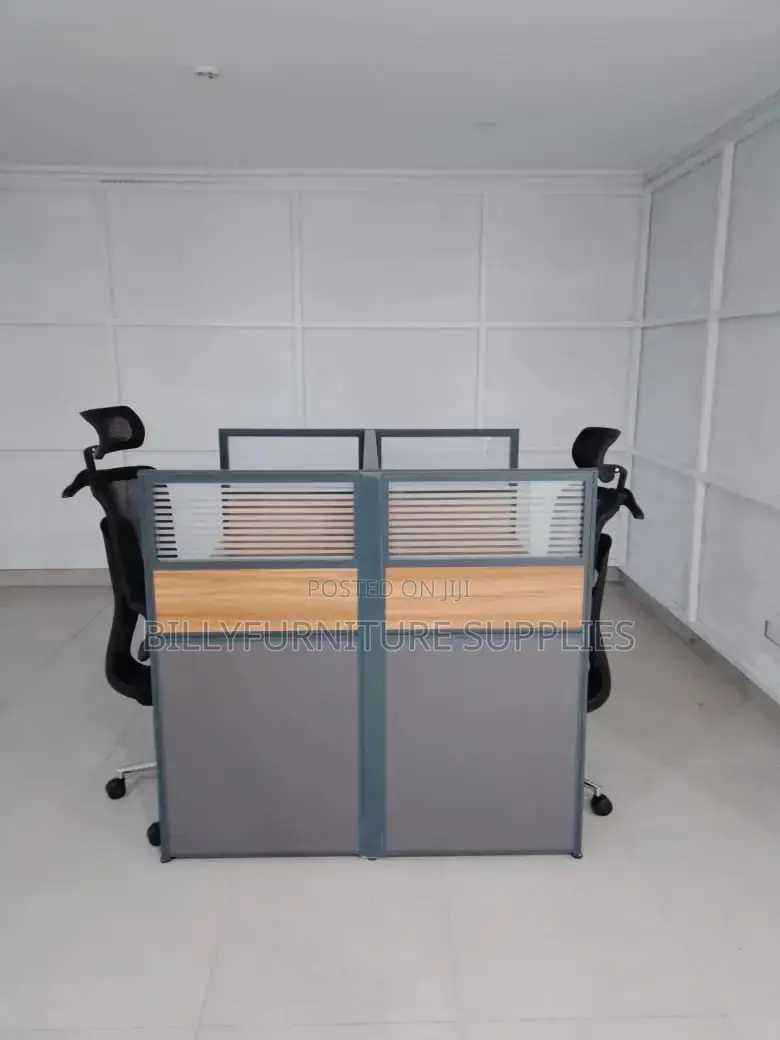 Corporate 4 Way Workstation Nairobi – Stylish Office Furniture