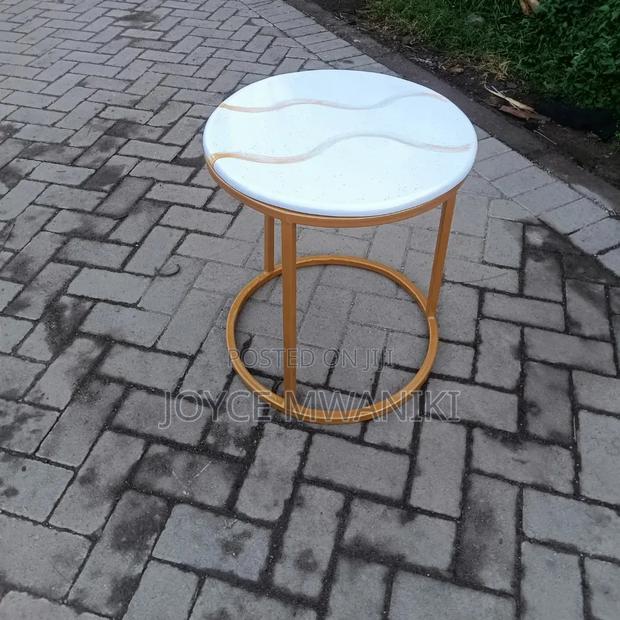 Small Reception Marble Round Table or Coffee Table