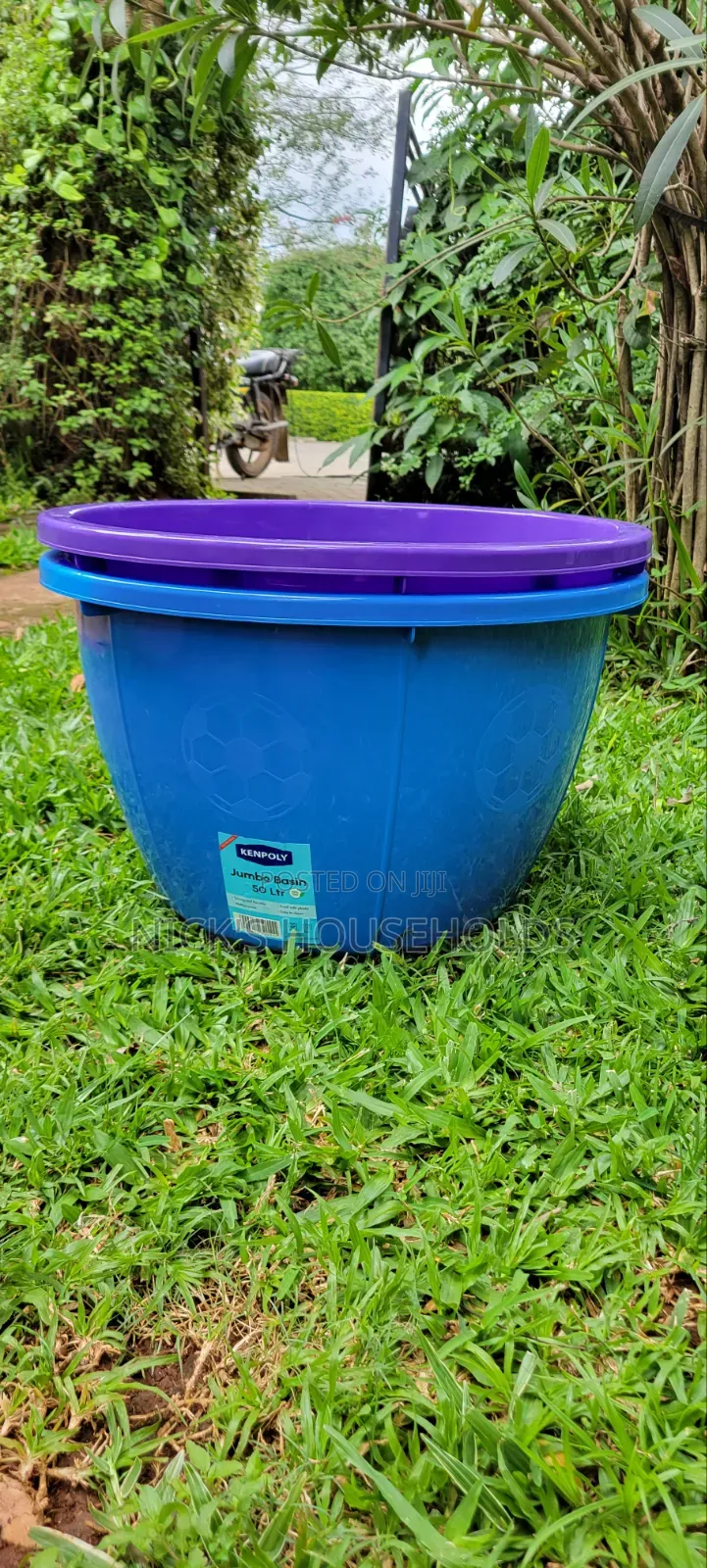 50l Kenpoly Plastic Basin, Basin for Laundry