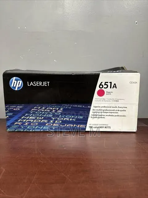 Hp 651a Colour Original Laserjet Toner Cartrige