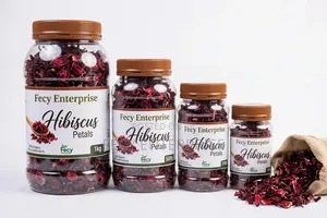 Organic Dried Hibiscus Petals, Flowers