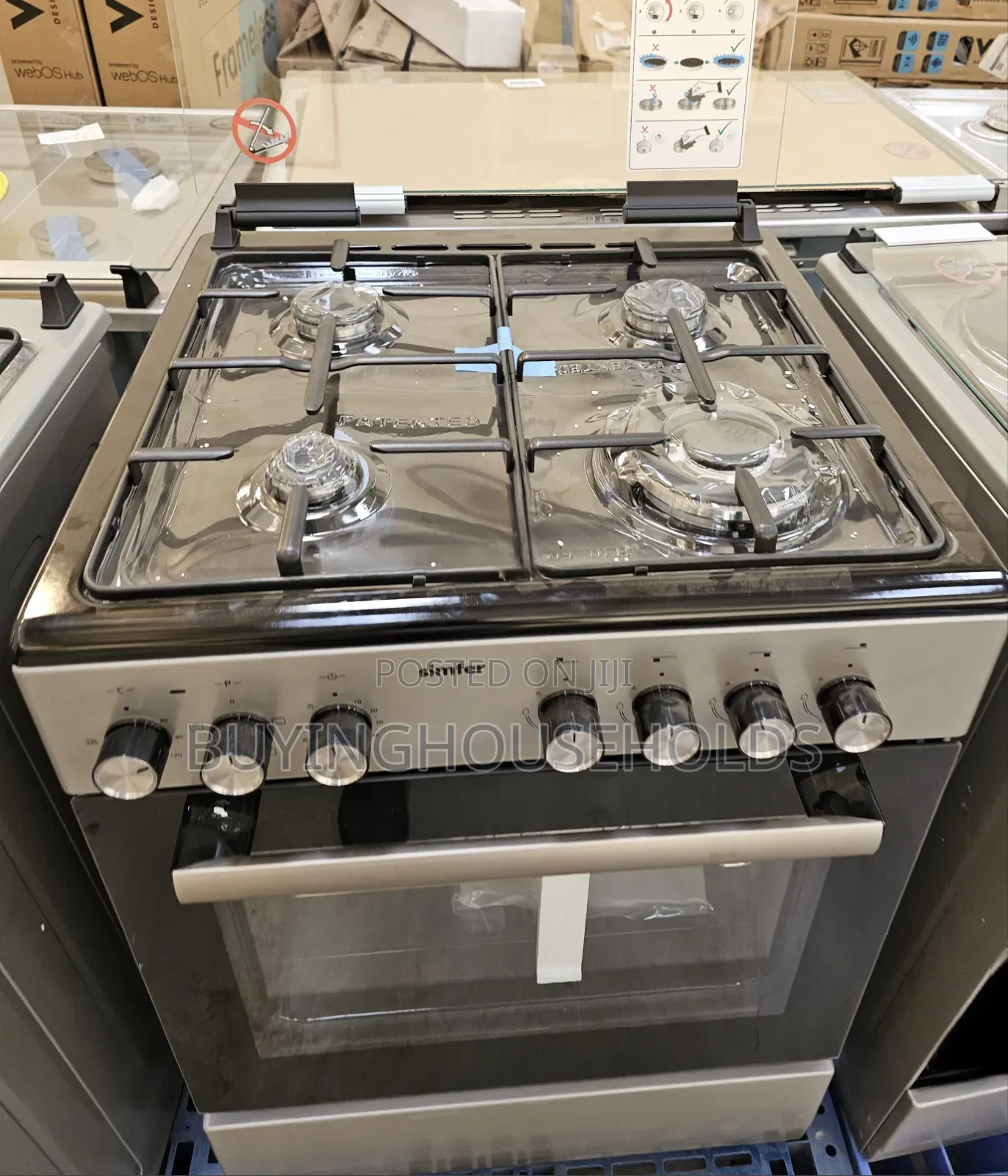 Simfer 60x60 All Gas Cooker Brand New!