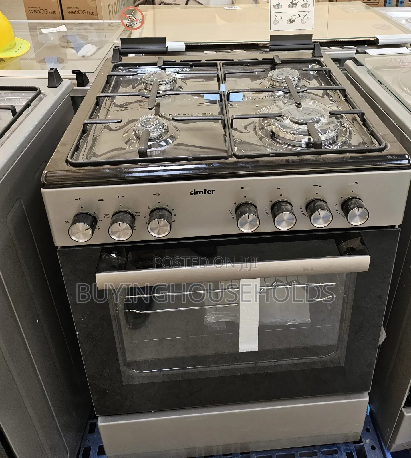 Simfer 60x60 All Gas Cooker Brand New!