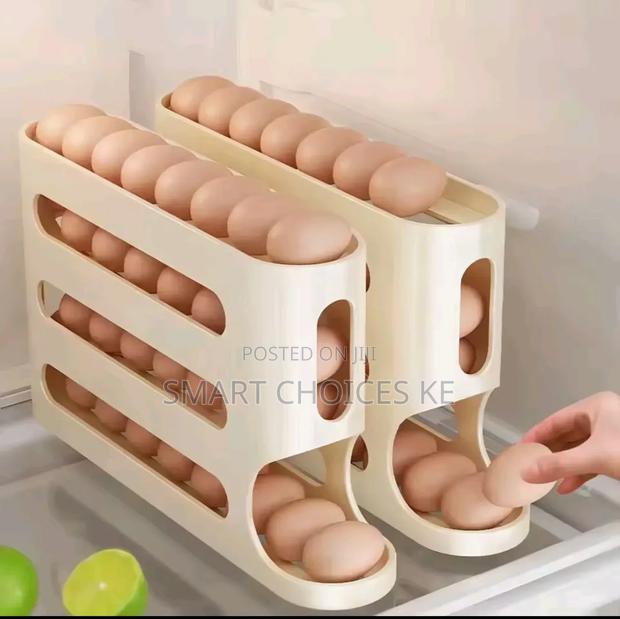 3tier Automatic Rolling Egg Holder
Space Saver Egg Dispenser - main view