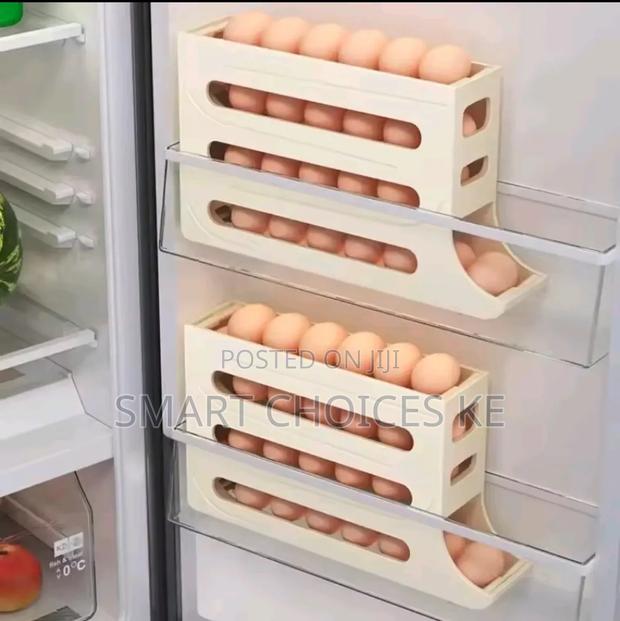 3tier Automatic Rolling Egg Holder
Space Saver Egg Dispenser - thumbnail 2