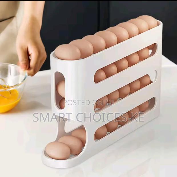 3tier Automatic Rolling Egg Holder
Space Saver Egg Dispenser - thumbnail 3