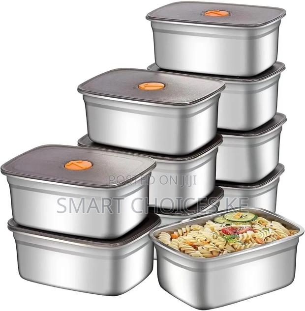Stainless Steel Food Storage Containers - thumbnail 2
