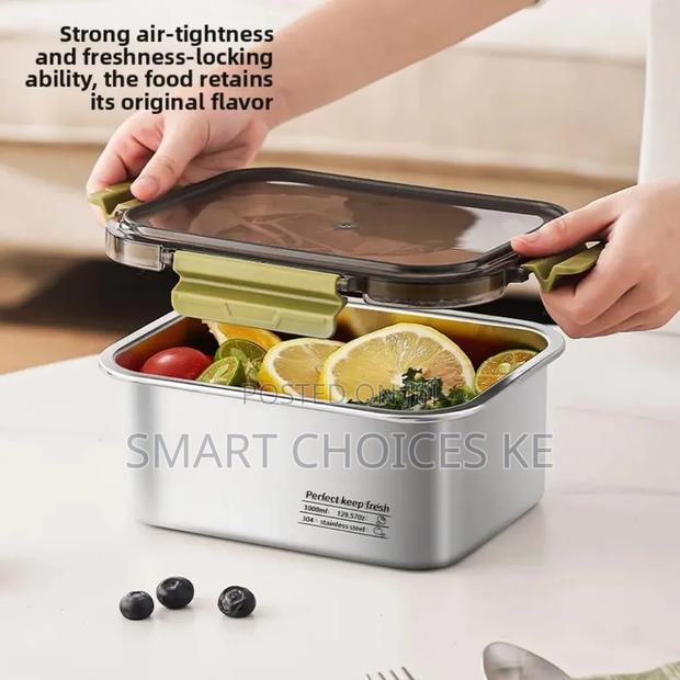 Stainless Steel Food Storage Containers - thumbnail 4