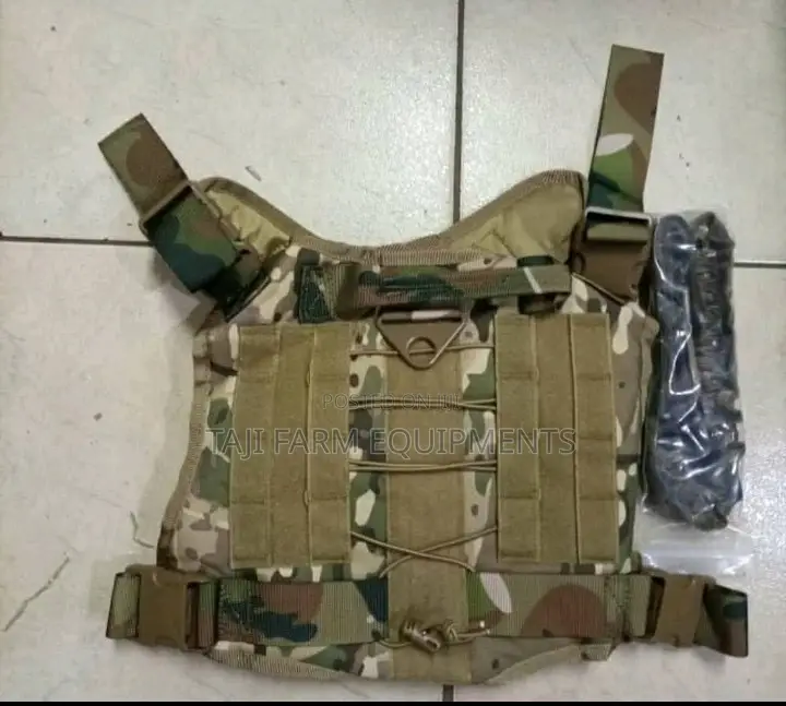Heavy Duty Combat Dog Vest + Leash