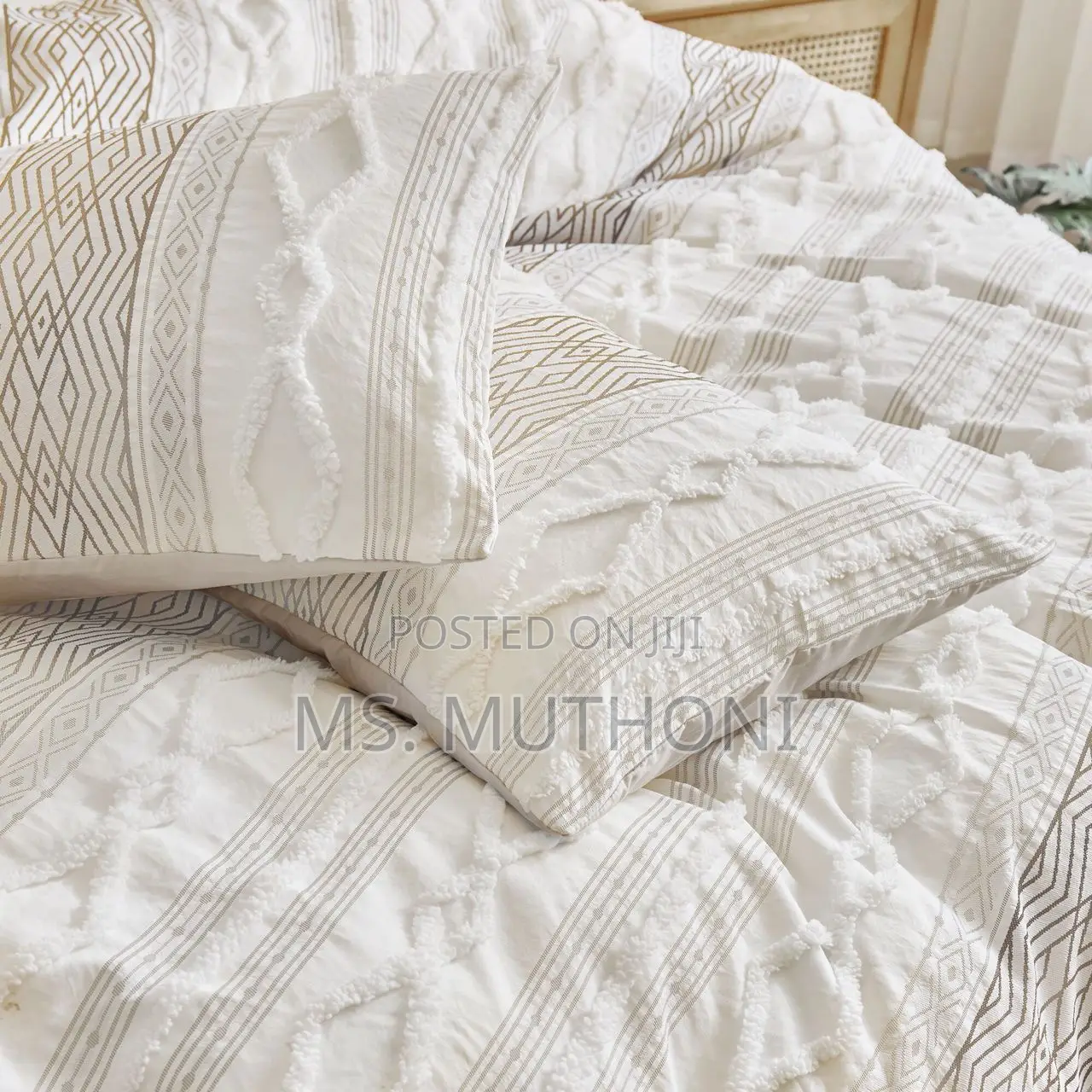  Extra Big Luxury Textured Duvet Cover Set 