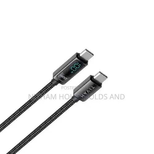 Havit USB-C to USB-C, Fast Charging Cable Pd100w, Led Display 200cm