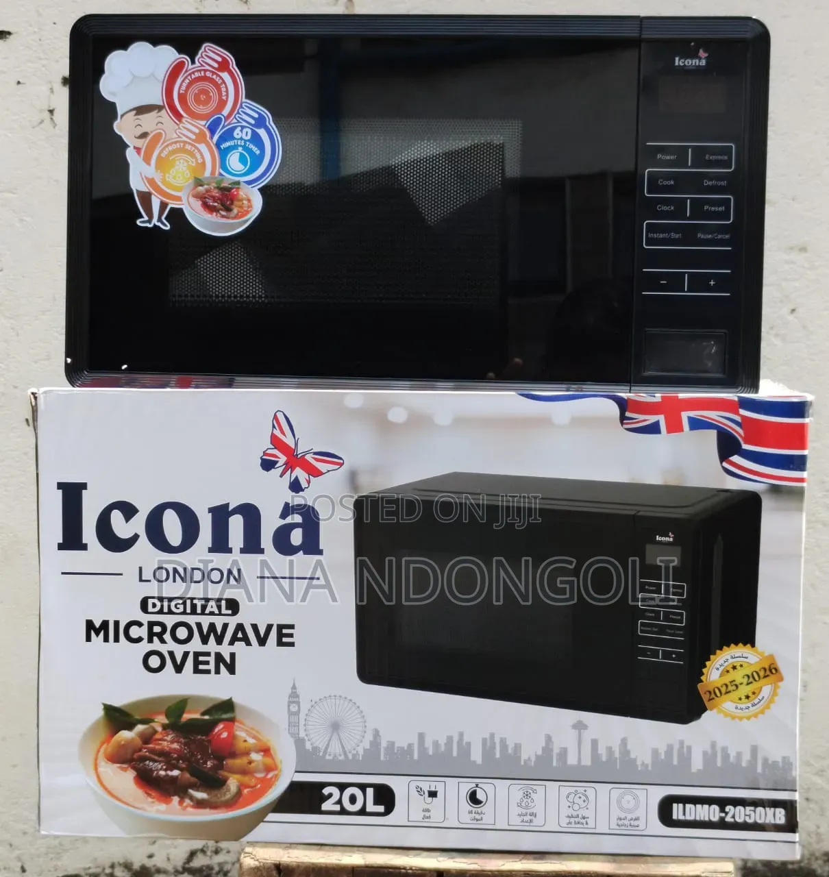 Icona Digital Microwave Ildmo-2050xb 20 Litres