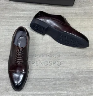 Billionaire Official Leather Shoe Dark Colour