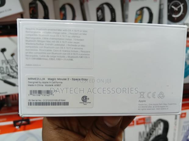 Apple Magic Mouse 2 Model A1657 Space Gray - thumbnail 2