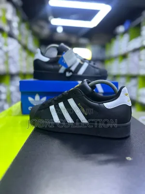 Black Adidas Superstar Sneakers