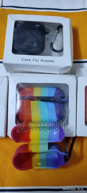 Apple Watch Tampered Glass/Silicone Rainbow Airpod Case Straps
