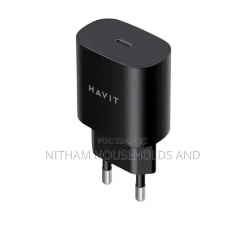 Havit Uc25w Wall Charger Pd Type-C 25w Fast Charger – Black
