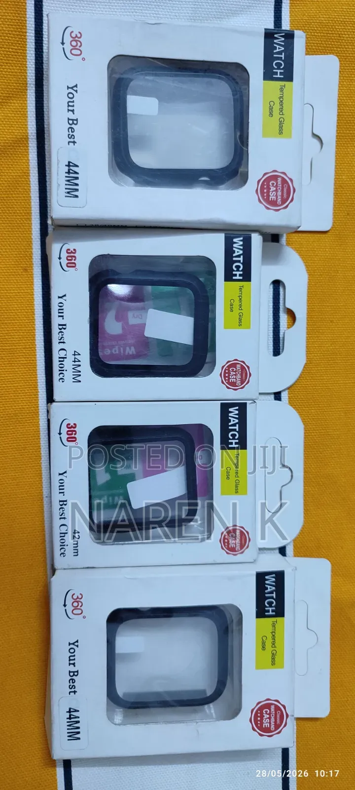 Apple Watch Tampered Glass/Silicone Rainbow Airpod Case Straps