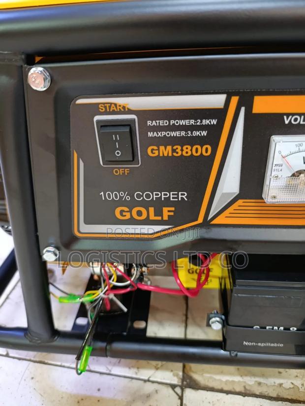 Golf Gm3800 3.0kw Petrol Generator 100% Copper - thumbnail 2