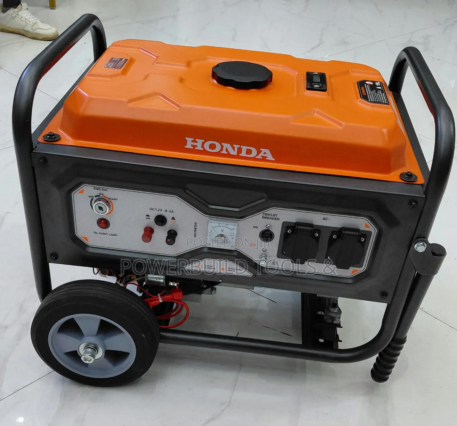 Honda 7.5kva Gasoline Keystart Generator 8hp Engine Portable