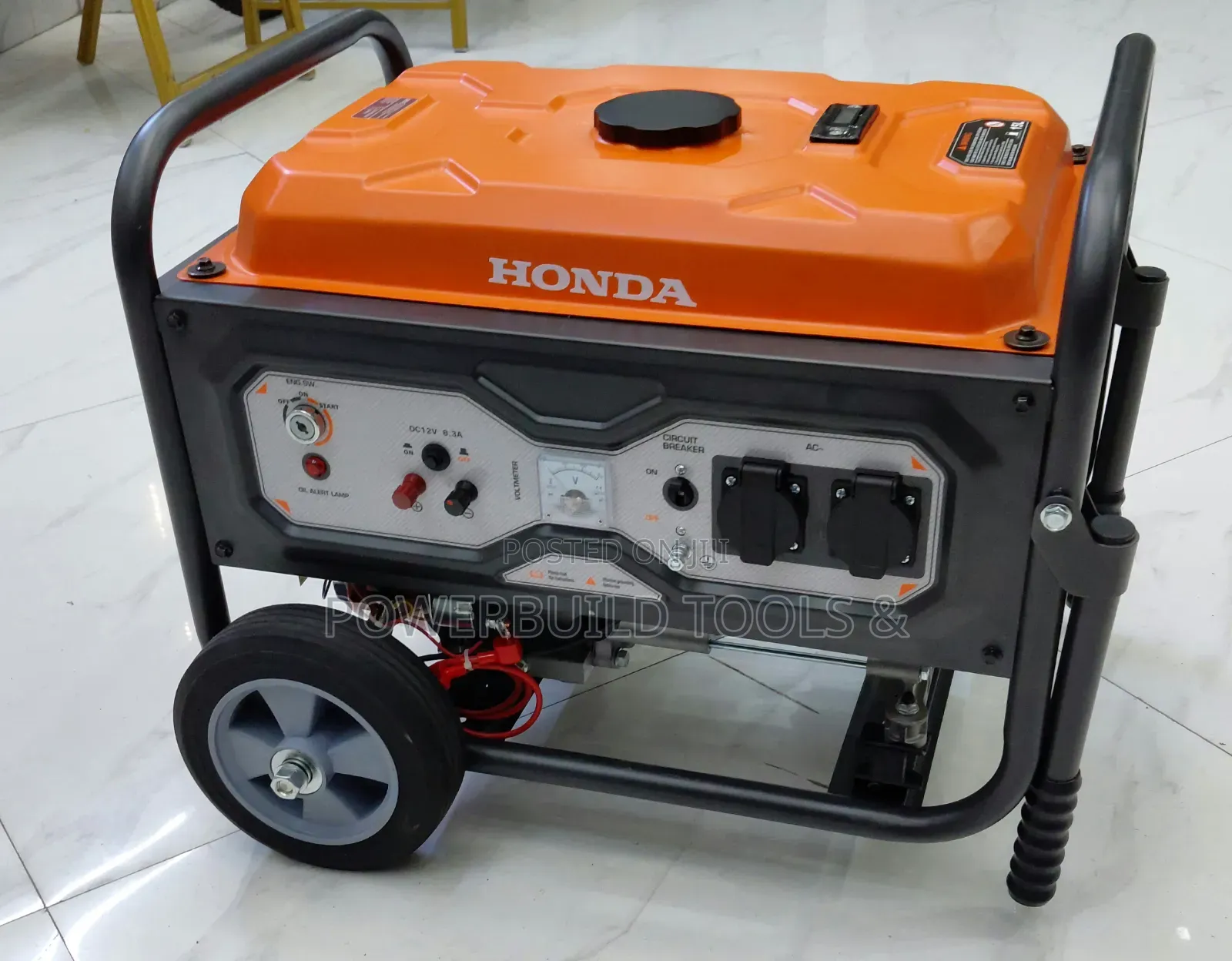 Honda 7.5kva Gasoline Keystart Generator 8hp Engine Portable